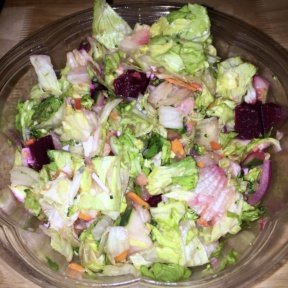 Gluten-free salad from Taz Cafe